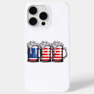 Beer American Flag 4th of 7月Men Women Merica Dr. iPhone 15 Pro Maxケース