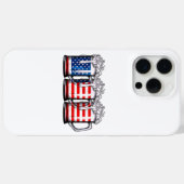 Beer American Flag 4th of 7月Men Women Merica Dr. Case-Mate iPhoneケース (裏面 (横))
