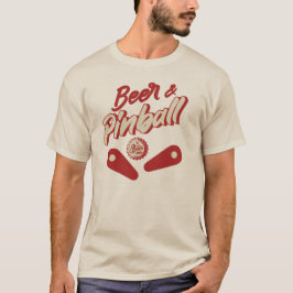Beer And Pinball  Tシャツ