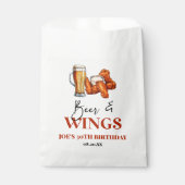 Beer and Wings Birthday Party フェイバーバッグ (正面)