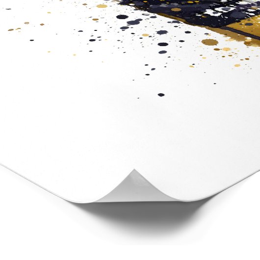 Beer Bottle Wall Art Print 'Lime' ポスター (角)