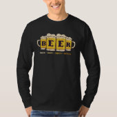 Beer Brew Enjoy Empty Repeat Personality Beer Tシャツ (正面)