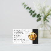 Beer Brewery Beer Mugs Business Cards 名刺 (スタンド正面)