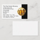 Beer Brewery Beer Mugs Business Cards 名刺 (正面/裏面)