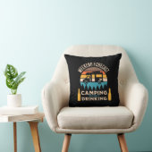 Beer Camping With Beer Birthday クッション (椅子)