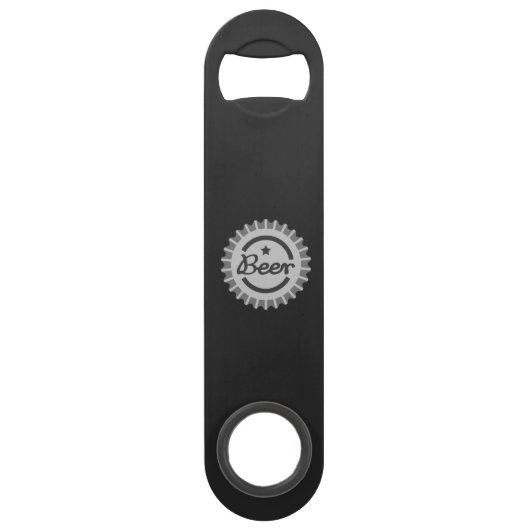 Beer Cap Steel Bottle Opener スピード栓抜き (正面)