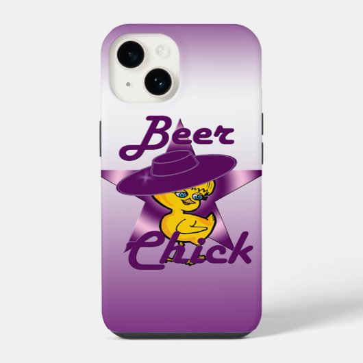 Beer Chick #9 iPhoneケース (裏面)