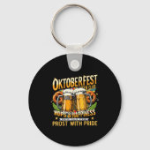 Beer Club Prost With Pride Gift Drinking Team  キーホルダー (正面)