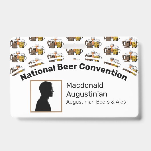 Beer Convention Delegateの写真 バッジ (正面)