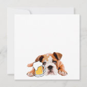 Beer Dog Bulldog - 信じ  You a can, and you will to カード (裏面)