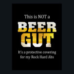 Beer Drinker Not a BEER GUT Birthday ポスター<br><div class="desc">Beer Drinker Not a BEER GUT Birthday</div>