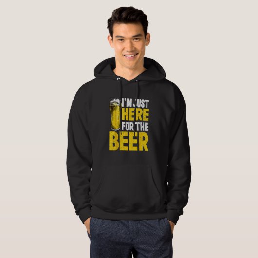 Beer Drinking Alcohol Drinkers Men Women パーカ (正面フル)