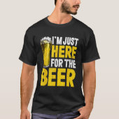 Beer Drinking Alcohol Drinkers Men Women Tシャツ (正面)