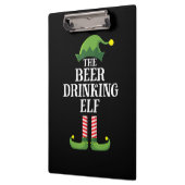 Beer Drinking Christmas Birthday クリップボード (左)