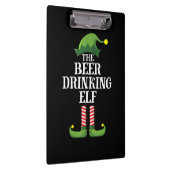 Beer Drinking Christmas Birthday クリップボード (右)