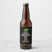 Beer Drinking Christmas Birthday ビールラベル (正面)