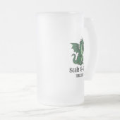 Beer Drinking Dragon フロストグラスビールジョッキ (正面右)