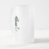 Beer Drinking Dragon フロストグラスビールジョッキ (正面左)
