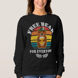 Beer Drinking Drinking Drinking Beer Drinker Bear  スウェットシャツ