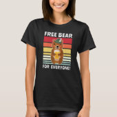 Beer Drinking Drinking Drinking Beer Drinker Bear  Tシャツ (正面)