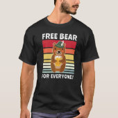Beer Drinking Drinking Drinking Beer Drinker Bear  Tシャツ (正面)