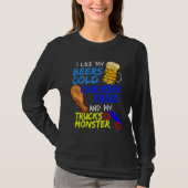 Beer Drinking Fried Chicken Tシャツ (正面)