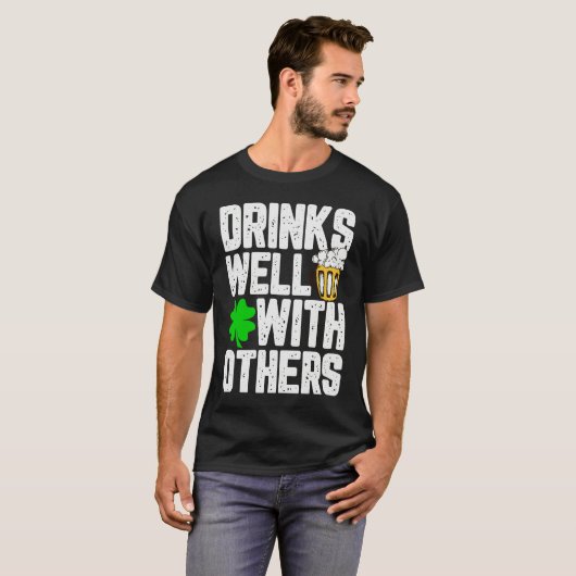 Beer Drinking St Patrick's Tシャツ (正面フル)