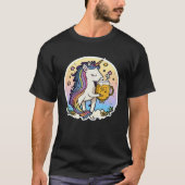 Beer Drinking Unicorn Unicorn Tシャツ (正面)