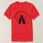 Beer Enthusiast Drinking Brewer Gift Backyard Drin Tシャツ (デザイン正面)