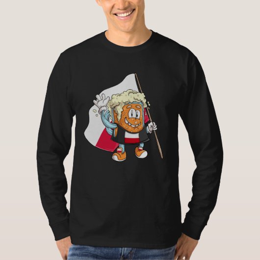 Beer fan of Poland Tシャツ (正面)
