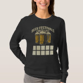 Beer Festival Pub  Enthusiast Drinking Party Check Tシャツ (正面)