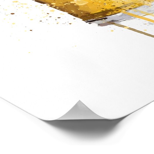 Beer Glass ポスター (角)