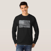 Beer Golf Guns Freedom Tシャツ (正面フル)