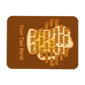 BEER in languagesカスタム magnet マグネット (横)