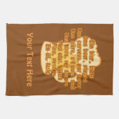 BEER in languagesキッチンカスタムタオル キッチンタオル (横)