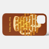 BEER in languages iPadカスタムケース Case-Mate iPhoneケース (裏面 (横))