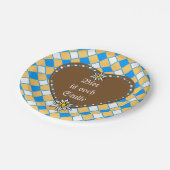 Beer is ooch Stulle ペーパープレート (アングル)