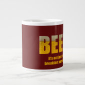 Beer It's Just For Breakfast ジャンボコーヒーマグカップ (正面)