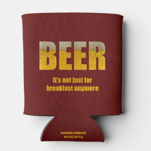 Beer It's Just For Breakfast 缶クーラー (裏面)