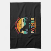 Beer It's Not A Dad Bod It's A Father Figure Beer キッチンタオル (縦)