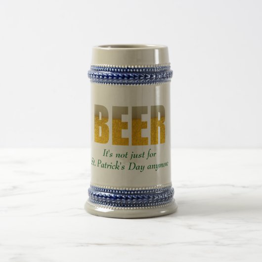 Beer - It's Not Just For St. Patrick's Day Anymore ビールジョッキ (中央)