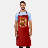 Beer Lovers Day エプロン (着用した状態)