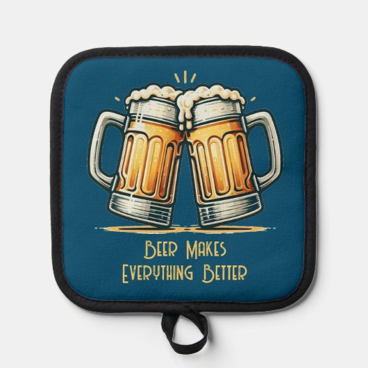 Beer Makes Everything Better 鍋敷き (正面)