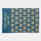 Beer Makes Everything Better Kitchen Towel キッチンタオル (横)