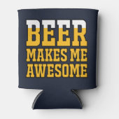 Beer makes me awesome 缶クーラー (正面)