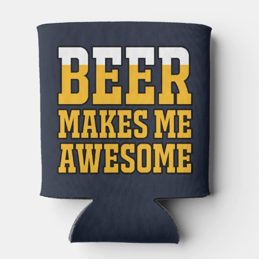Beer makes me awesome 缶クーラー (裏面)