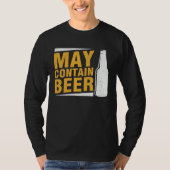 Beer May Contain Beer Tシャツ (正面)