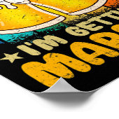 Beer Me I Getting Gift おもしろい Groom Bache ポスター (角)