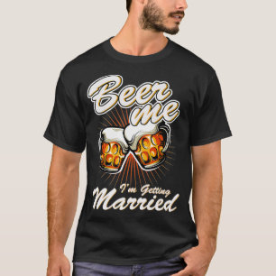 Beer Me I'D Getting Married - Groom おもしろい Boater Tシャツ