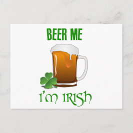 Beer Me I'm Irish ポストカード